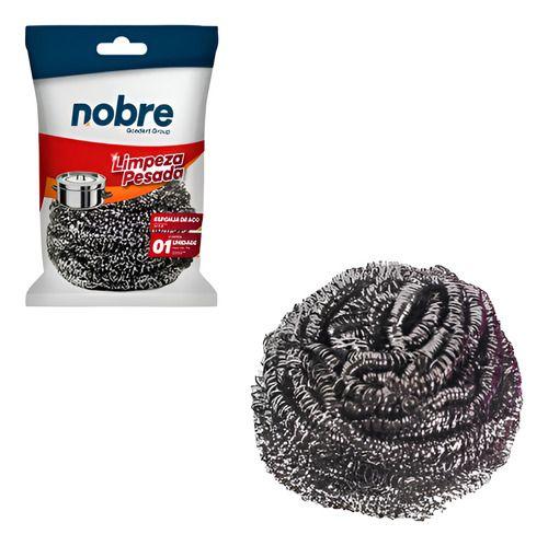 Esponja De Aco Inox Nobre Limpeza Pesada multiuso dura mais Não ...