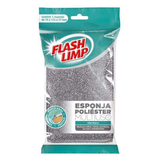 Imagem de Esponja de poliester multi-uso flashlimp