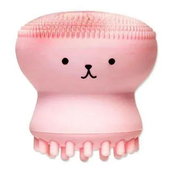 Imagem de Esponja De Silicone Limpeza Facial Esfoliante Formato Polvo