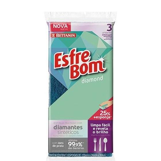 Imagem de Esponja Diamond EsfreBom com 3 - Bettanin