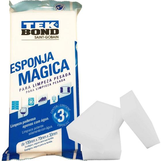 Imagem de Esponja Magica Limpa Tudo Tek Bond