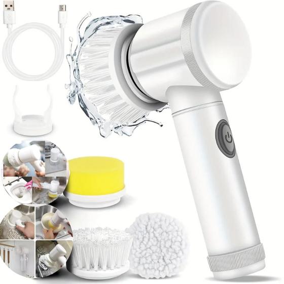 Imagem de Esponja Multifuncional Compacta Recarregável Louças Banheiro Porta Detergente Multiuso