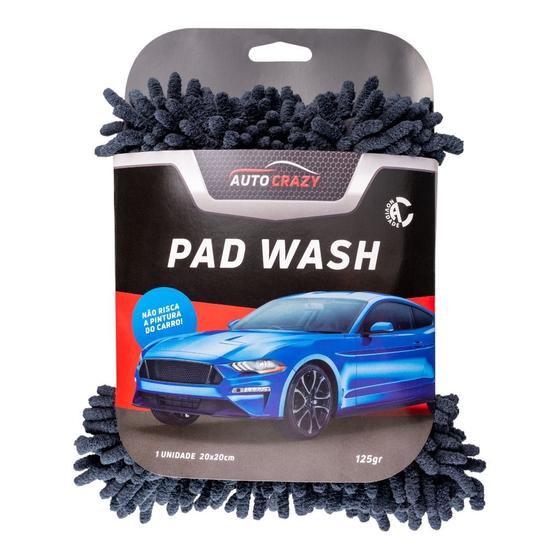 Imagem de Esponja Pad Wash Microfibra Automotivo Auto Crazy Tipo Luva