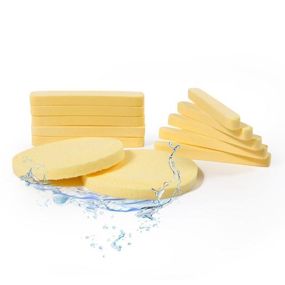Imagem de Esponjas Faciais APPEARUS PVA - 60 Unidades - Para Limpeza, Esfoliação e Remoção de Maquiagem