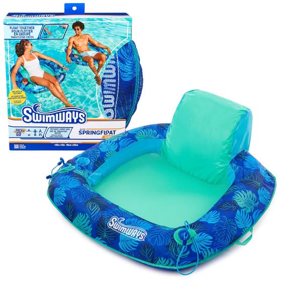 Imagem de Espreguiçadeira Inflável para Piscina Swimways Elite Spring Float - Adulto