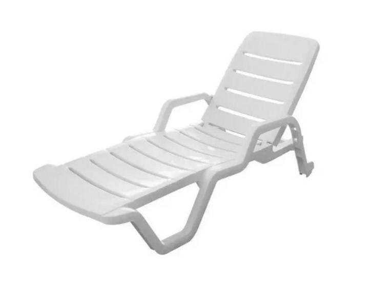 Imagem de Espreguiçadeira Leblon Branco Tramontina