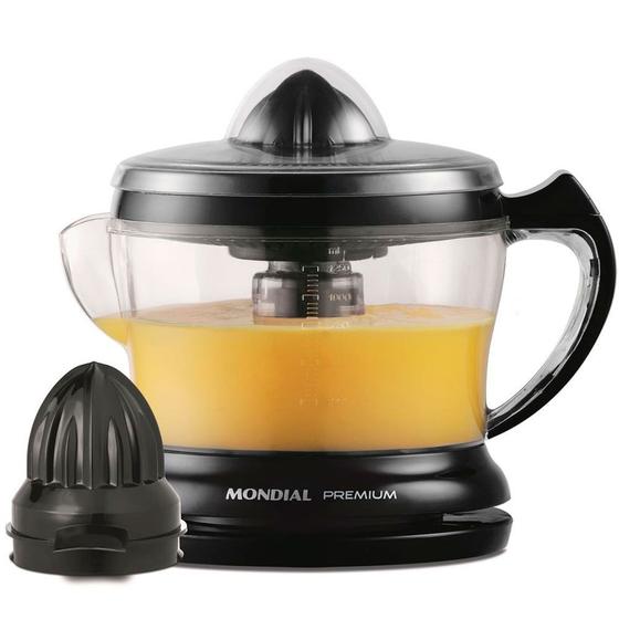 Espremedor de frutas 1,25L com cone extra para limão - E-02 - Mondial Menor preço em Espremedor de frutas 1,25L com cone extra para limão - E-02 - Mondial