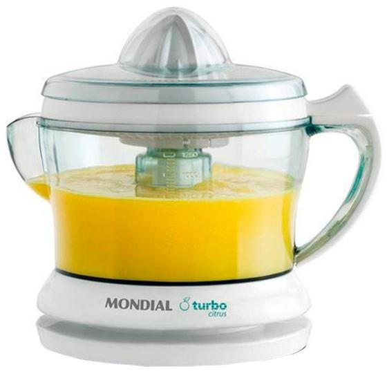 Espremedor de Frutas Mondial 1.25 Litros Turbo Citrus 0190 02 Menor preço em Espremedor de Frutas Mondial 1.25 Litros Turbo Citrus 0190 02