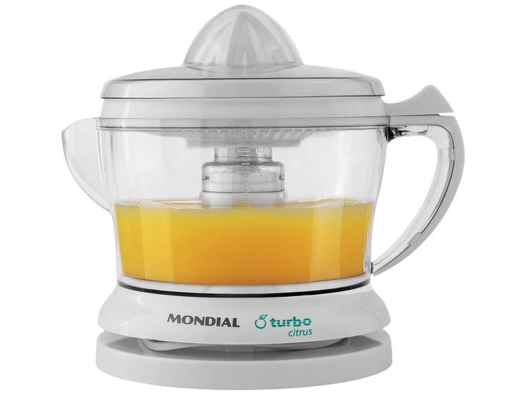 Espremedor de Frutas Mondial Turbo Citrus E-01 Elétrico 25W Branco