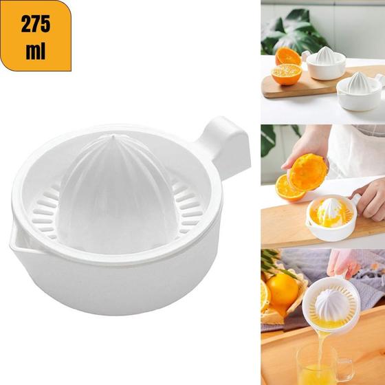 Imagem de Espremedor de Laranja Limão Manual Compacto 275ml Plástico Wincy