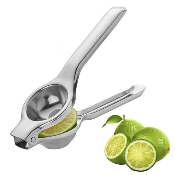 Imagem de Espremedor de Limão Laranja Frutas Aço Inox Top Cozinha Resistente - Pro