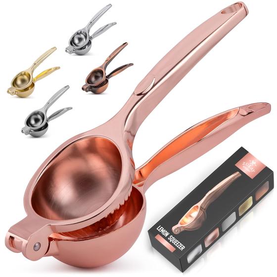 Imagem de Espremedor de Limão Zulay Kitchen - Heavy Duty Rose Gold