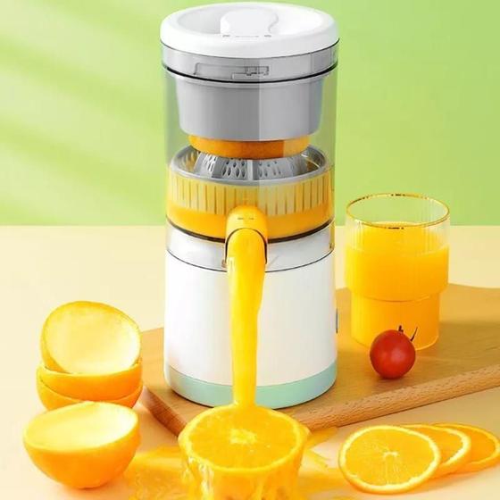 Imagem de Espremedor Extrator de Sucos de Frutas Portátil Laranja Limão Cozinha Home Office Usb - Online