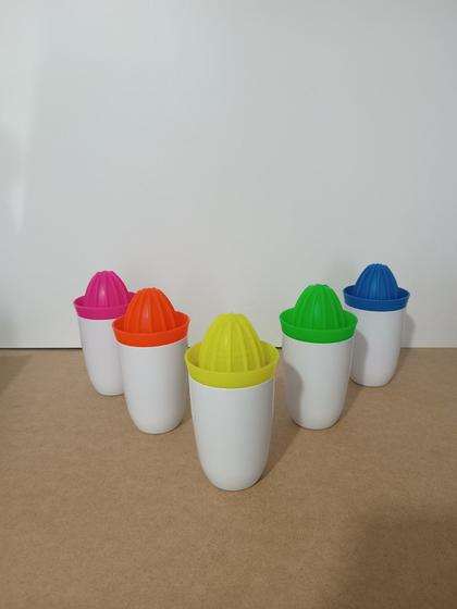 Imagem de Espremedor manual de frutas e mixer misturador de bebidas kit 10 UNIDADES