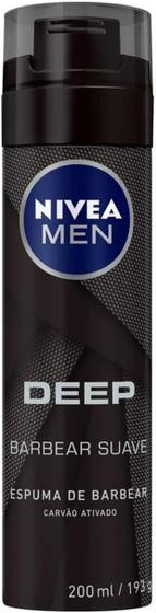 Imagem de Espuma de Barbear Nivea Men Deep Suave 200ml