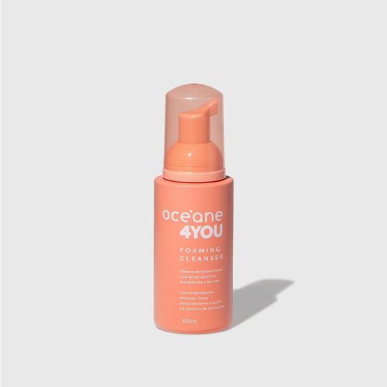 Imagem de Espuma de Limpeza Facial com Ácido Salicílico - Foaming Cleanser 4you 100ml - OCÉANE