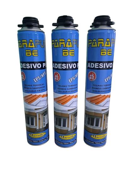 Imagem de Espuma Expansiva de Poliuretano Anti Chamas 750ml - Kit 3