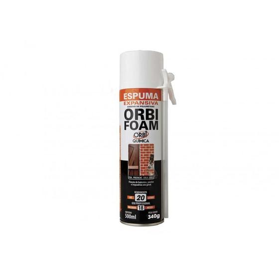 Imagem de Espuma Expansiva Poliuretana 500ml Orbifoam - ORBI QUIMICA