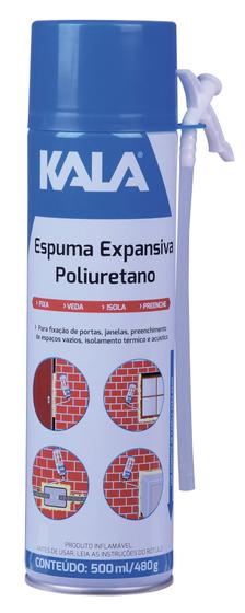 Imagem de Espuma Expansiva Poliuretano Kala 500ml/480g