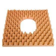 Imagem de Espuma perfilada quadrada com furo/sem  - espumabraz 425x425x70