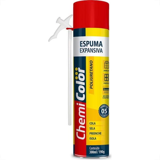 Imagem de Espuma Poliuretano Chemicolor 300Ml 190Gr 680278