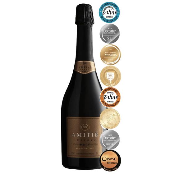 Imagem de Espumante brut branco amitié 750 ml