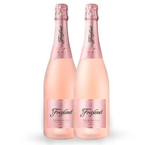 Espumante Cava Freixenet Rosado Brut 750ml Kit 2 Unid Menor preço em Espumante Cava Freixenet Rosado Brut 750ml Kit 2 Unid