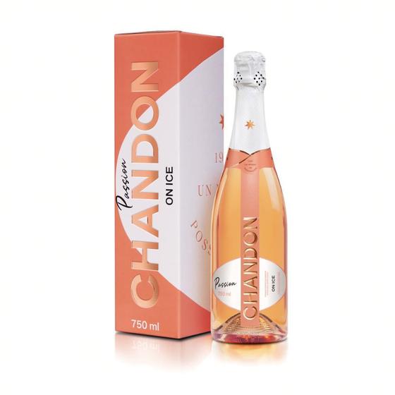 Espumante Chandon Passion On Ice Rosé Demi Sec Garrafa 750ml Menor preço em Espumante Chandon Passion On Ice Rosé Demi Sec Garrafa 750ml