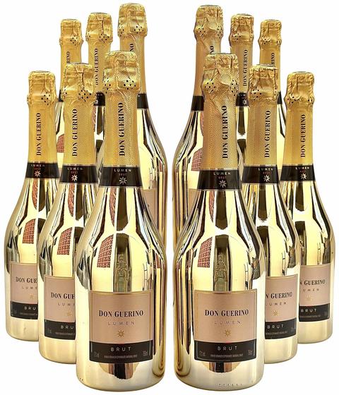 Imagem de Espumante Don Guerino Lumen Brut Branco  Kit Com 12 Garrafas  Oferta