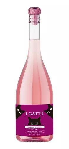 Imagem de Espumante Fino Lambrusco Dell'Emilia I GATTI Rosato Amabile 750ml