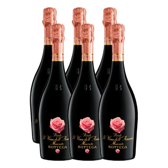 Imagem de Espumante Italiano Bottega Petalo Moscato 750ml Kit 6 Und