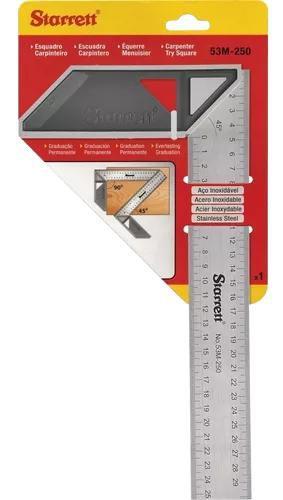 Imagem de Esquadro Cabo Metálico 8' - 200mm Starrett