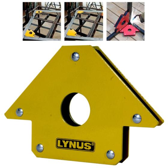 Imagem de Esquadro Magnetico 35kg Para Soldador - Lynus