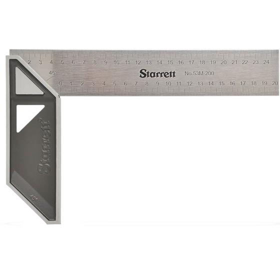 Imagem de Esquadro para Carpinteiro com Cabo de Alumínio 250mm - K53M-250-S - STARRETT