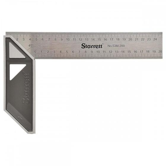 Imagem de Esquadro Starrett Aluminio 20Cm K53M-200S