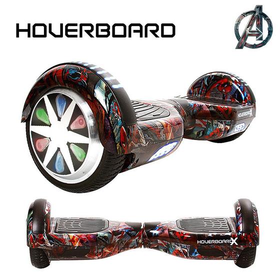 Imagem de Esqueite Elétrico 6,5" HQ Homem Aranha Hoverboard Bluetooth