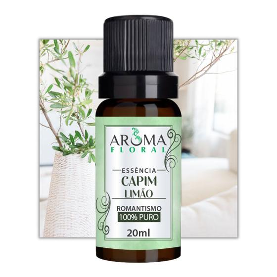 Imagem de Essência de CAPIM LIMÃO Para Aromatizador e Difusor Elétrico 20ML - Aroma Floral