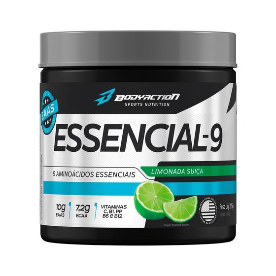 Imagem de Essencial-9 Eaa Aminoácidos Essenciais 225g Bodyaction