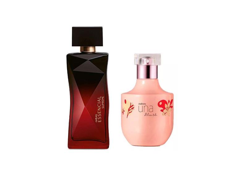 Imagem de Essencial Supreme + Una Blush Natura Deo Parfum Fem Kit C/2