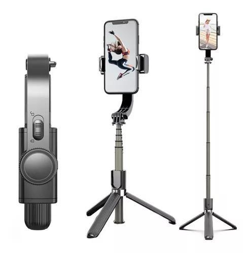 Estabilizador Celular Gimbal L08 Bluetooth Tripé Foto Preto Menor preço em Estabilizador Celular Gimbal L08 Bluetooth Tripé Foto Preto