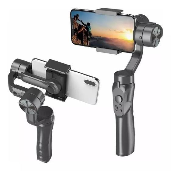 Imagem de Estabilizador Gimbal H4 3-axis Para Smartphone Ios E Android Cor Preto