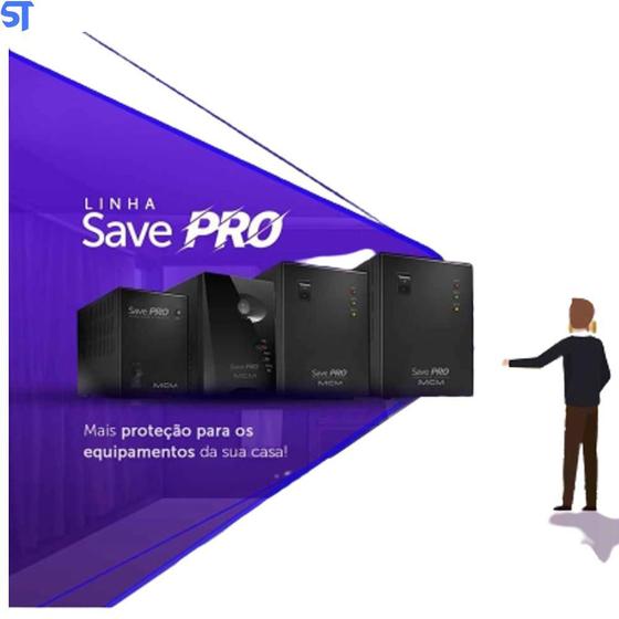 Imagem de Estabilizador Save Pro Mcm 1000Va 220 Para 220V