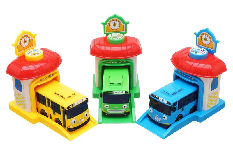 Imagem de Estação de Carros Tayo Rogi Lani - Carrinho de Brinquedo do Ônibus Tayo