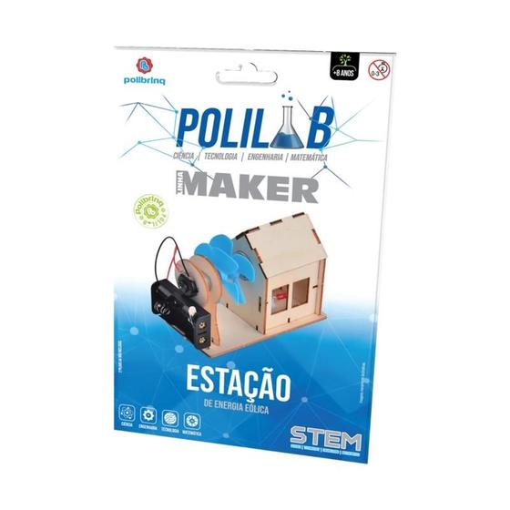 Imagem de Estação De Energia Eólica Maker Polilab - Polibrinq BDM08