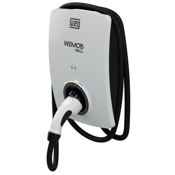 Estação de Recarga WEG de Veículos Elétricos 7,4kW Wall Geração 2 Para Residências e Condomínios WEMOB-W-007-1T2 Menor preço em Estação de Recarga WEG de Veículos Elétricos 7,4kW Wall Geração 2 Para Residências e Condomínios WEMOB-W-007-1T2