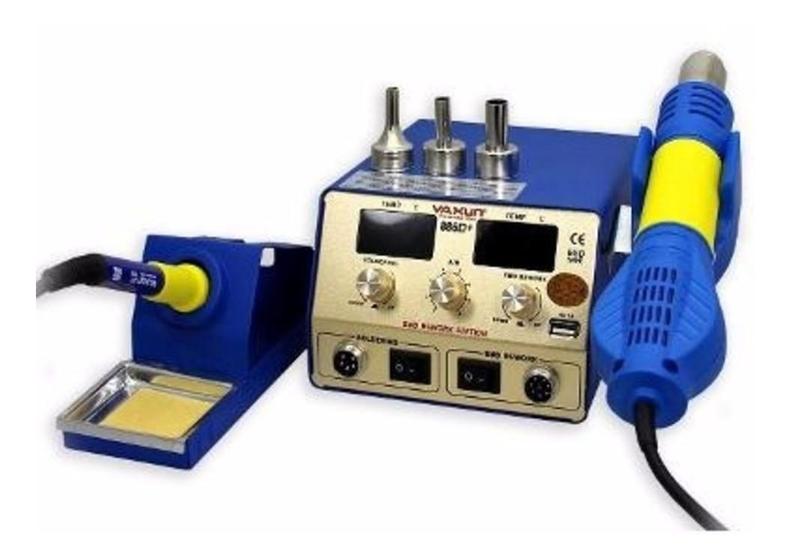 Estação Retrabalho Ar Quente Solda Yaxun 886D+ 220V - Máquina de Solda ...