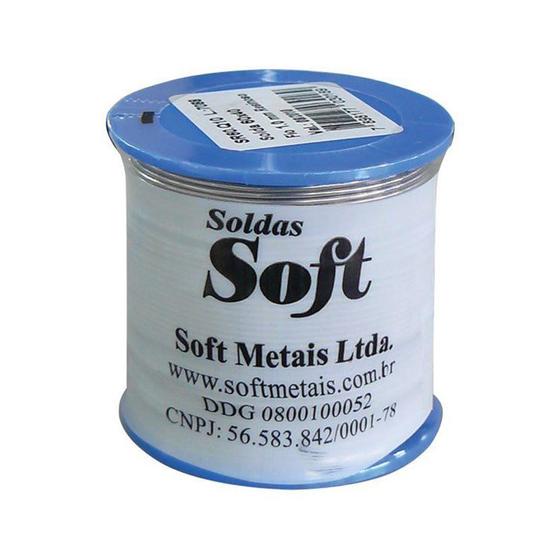 Estanho em Fio para Solda 2,5mm 60x40 500g Soft Menor preço em Estanho em Fio para Solda 2,5mm 60x40 500g Soft
