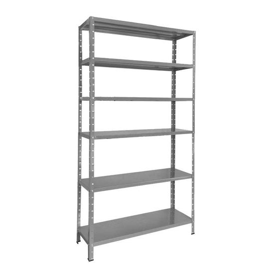 Estante Aço 6 Prateleiras Reguláveis 30cm Cinza Multiuso Com Defeito Menor preço em Estante Aço 6 Prateleiras Reguláveis 30cm Cinza Multiuso Com Defeito