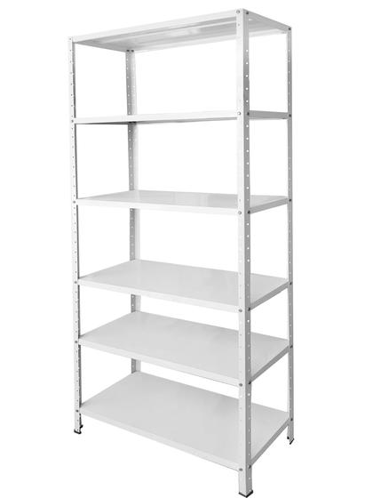 Estante Aço 6 Prateleiras Reguláveis 40cm Multiuso 30kg Várias Cores Menor preço em Estante Aço 6 Prateleiras Reguláveis 40cm Multiuso 30kg Várias Cores