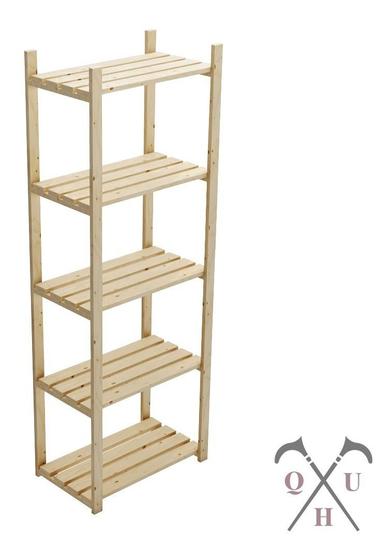 Estante Aparador Pinus Cor Natural 5 Prateleiras Multiuso Menor preço em Estante Aparador Pinus Cor Natural 5 Prateleiras Multiuso